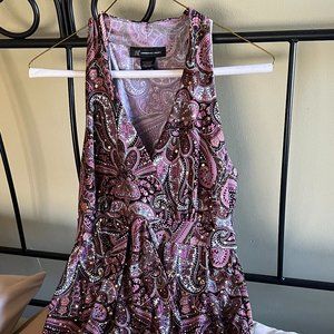 INC. Pink Sparkle Top M